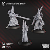 3D Printed Trench Novitiates  x3 by DakkaDakka Mininatures