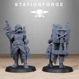 3D Printed GrimGuard Sisters by StationForge Miniatures