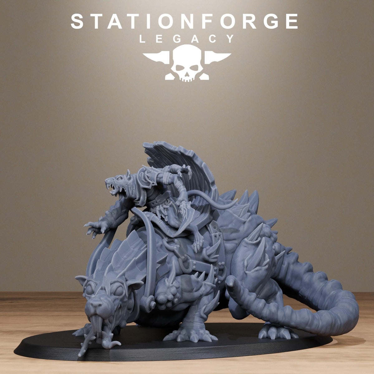3D Printed Rotfang Beast by StationForge Miniatures
