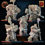 3D Printed Roroa Khans Tiki Regiment x10 by Lost Kingdom Miniatures