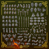 3d Printed Anvil Wardens Shoulders #3 x10 by Greytide Studio