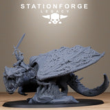 3D Printed Solaris Dragon by StationForge Miniatures