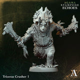 3D Printed Triceras Crusher by Archvillain Games