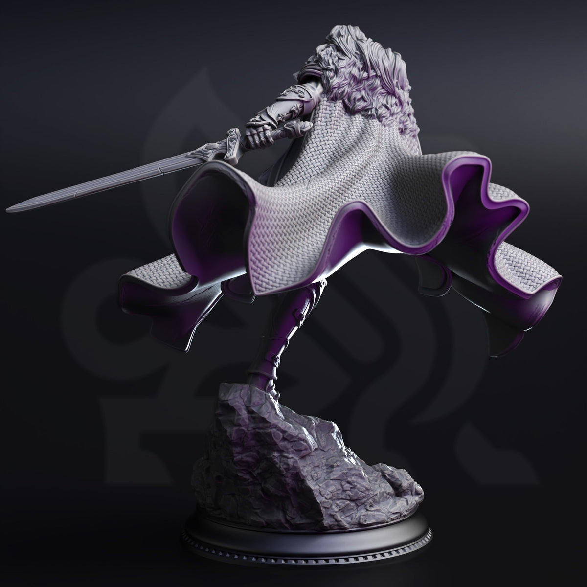 3D Printed Female Human Fighter by DM Stash