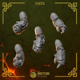 3d Printed Anvil Warden Fists x10 by Greytide Studio