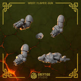 3d Printed Anvil Wardens Wrist FlamerGuns x6 by Greytide Studio