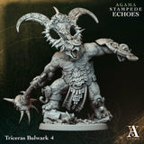 3D Printed Triceras Bulwark by Archvillain Games