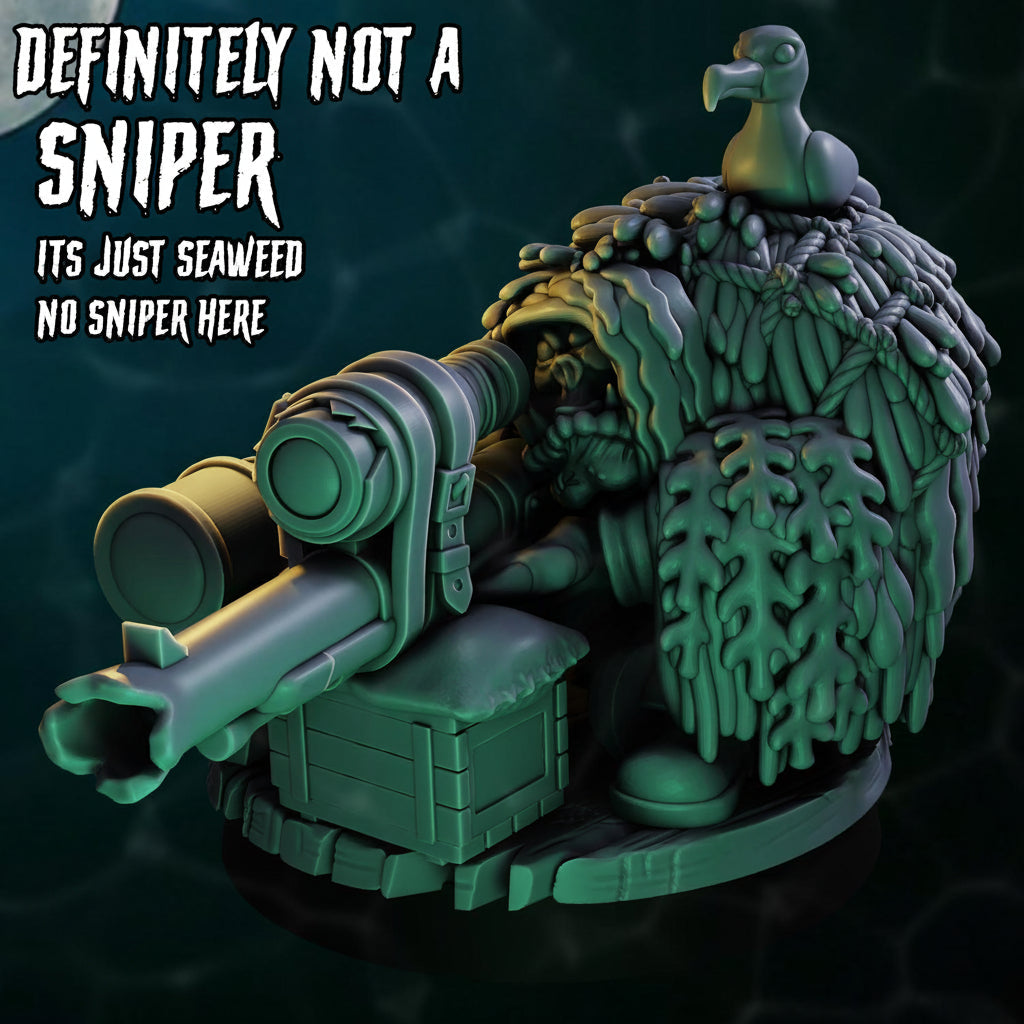 3d Printed Pirate Commando Sniper by Mekka Miniatures