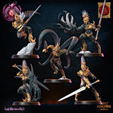 3D Printed Lust Fallen Regiment by Lost Kingdom Miniatures