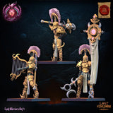 3D Printed Lust Chosen Command Group by Lost Kingdom Miniatures