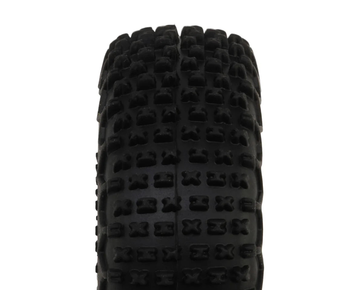 Injora INJW7502GD-T7030 Ascent-32 0.75 XHX-Pin Tires w/Six-Spoke Aluminum Bead-lock Wheels (S5) (Gold) (4) (5g ea) (44mm OD)