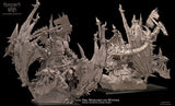 3D Printed Iron Orc Warlord On Wyvern by Avatars of War
