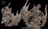 3D Printed Iron Orc Warlord On Wyvern by Avatars of War