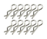 JConcepts Compact Angled Body Clips Silver For All Associated TLR Vechicles