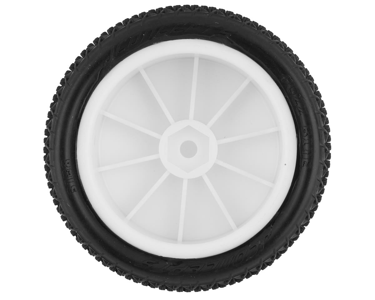 JConcepts 3108-101011 Fuzz Bite LP 2.2" Pre-Mounted 4WD Front Buggy Carpet Tires