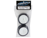 JConcepts 3167-101021  Nessi 2.2" Pre-Mounted Rear Buggy Carpet Tires (White) (2)