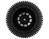 JConcepts JCO4014-3994 1/5 Choppers Neumáticos premontados para Monster Truck con rueda de peligro (negro) (2) (Platino)