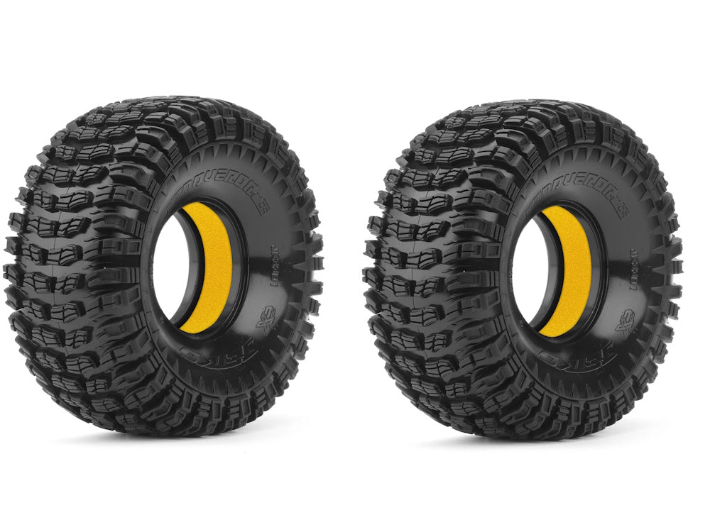 Jetko 1/10 2.2 Rock Crawler Conqueror Tires Ultra Soft (Yellow) (2)