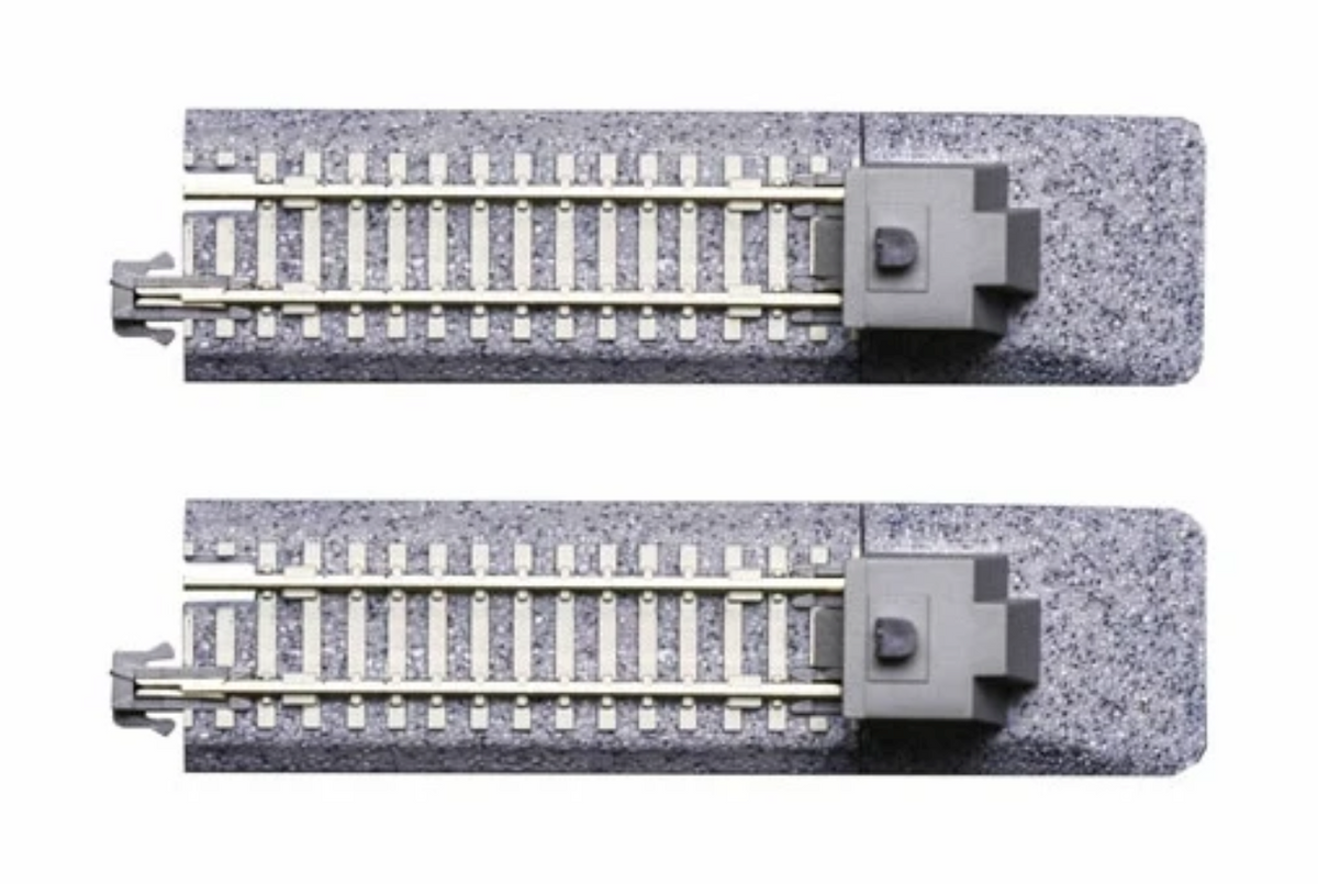 Kato 20-066 N Scale Concrete Tie 62mm Straight Track w/ Bumper Type A [2 pcs]