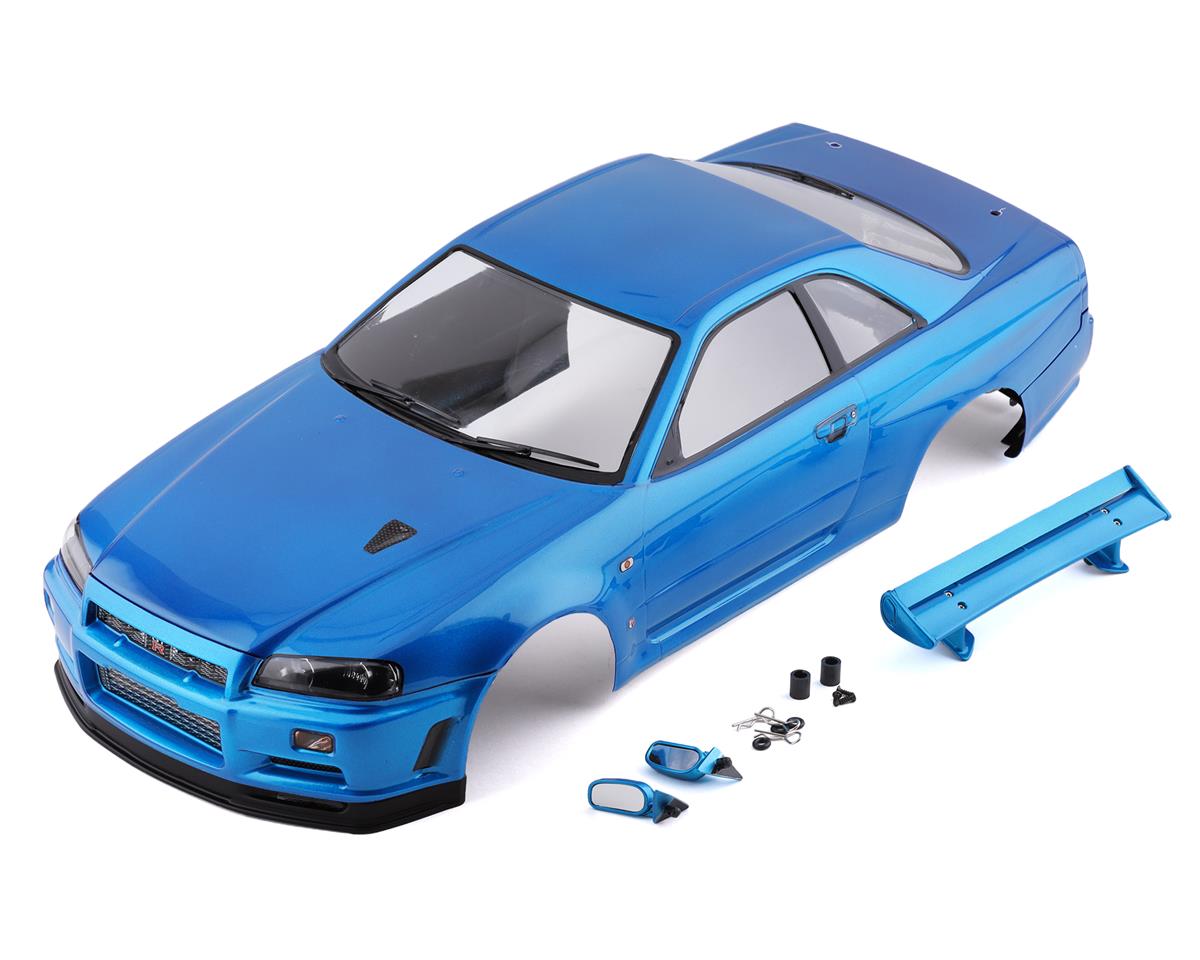 Killerbody 48716 Nissan Skyline R34 Pre-Painted 1/10 Touring Car Body (Metallic Blue)