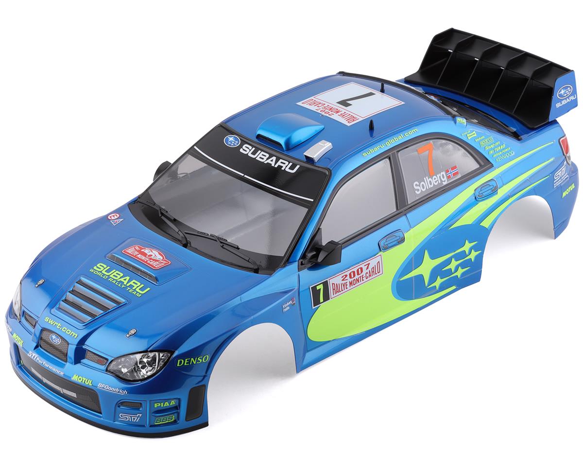 KILLERBODY 48762 Subaru Impreza WRC 2007 Pre-Painted 1/10 Touring Car Body (Blue)