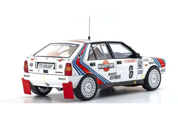 KYOSHO 08960A ORIGINAL 1/18scale Lancia Delta HF 4WD Monte Carlo "Team Lancia Martini" 1987 #6