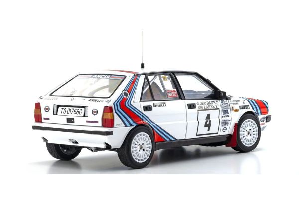 KYOSHO 08960B ORIGINAL 1/18scale Lancia Delta HF 4WD 1000 Lakes "Team Lancia" 1987 #4