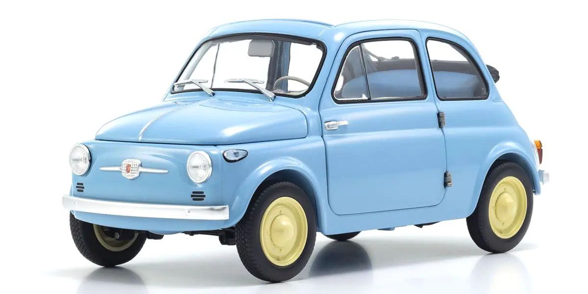 KYOSHO 08966LB ORIGINAL 1/18scale Fiat NUOVA 500 (Celeste Blue) 08966LB