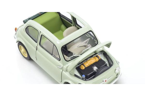 KYOSHO 08966LG ORIGINAL 1/18scale Fiat NUOVA 500 (Green Clear)