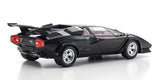 KYOSHO KYO08320BK 1/18 Scale Lamborghini Countach LP5000 Quattrovalvole Black Model Diecast Car
