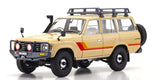 KYOSHO KYO08956XBE 1/18 Scale Toyota Land Cruiser 60 with Optional Parts Beige Model Diecast Car
