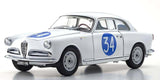 Kyosho 1/18 Scale Alfa Romeo Giulietta SV Targa Florio #34 Model Diecast Car