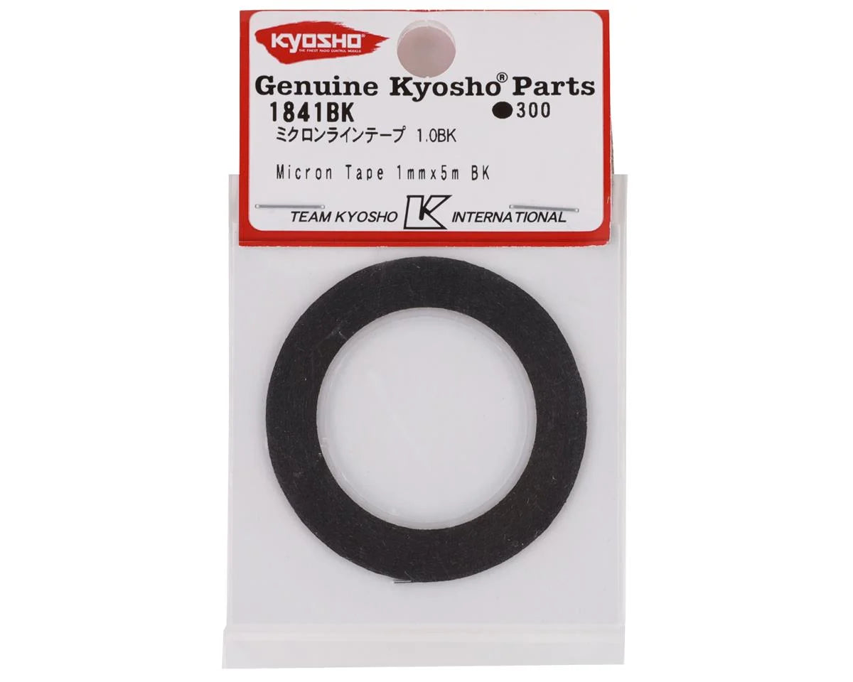 KYOSHO 1841BK 1mm Micron Trim Detail Tape (Black) (5m)