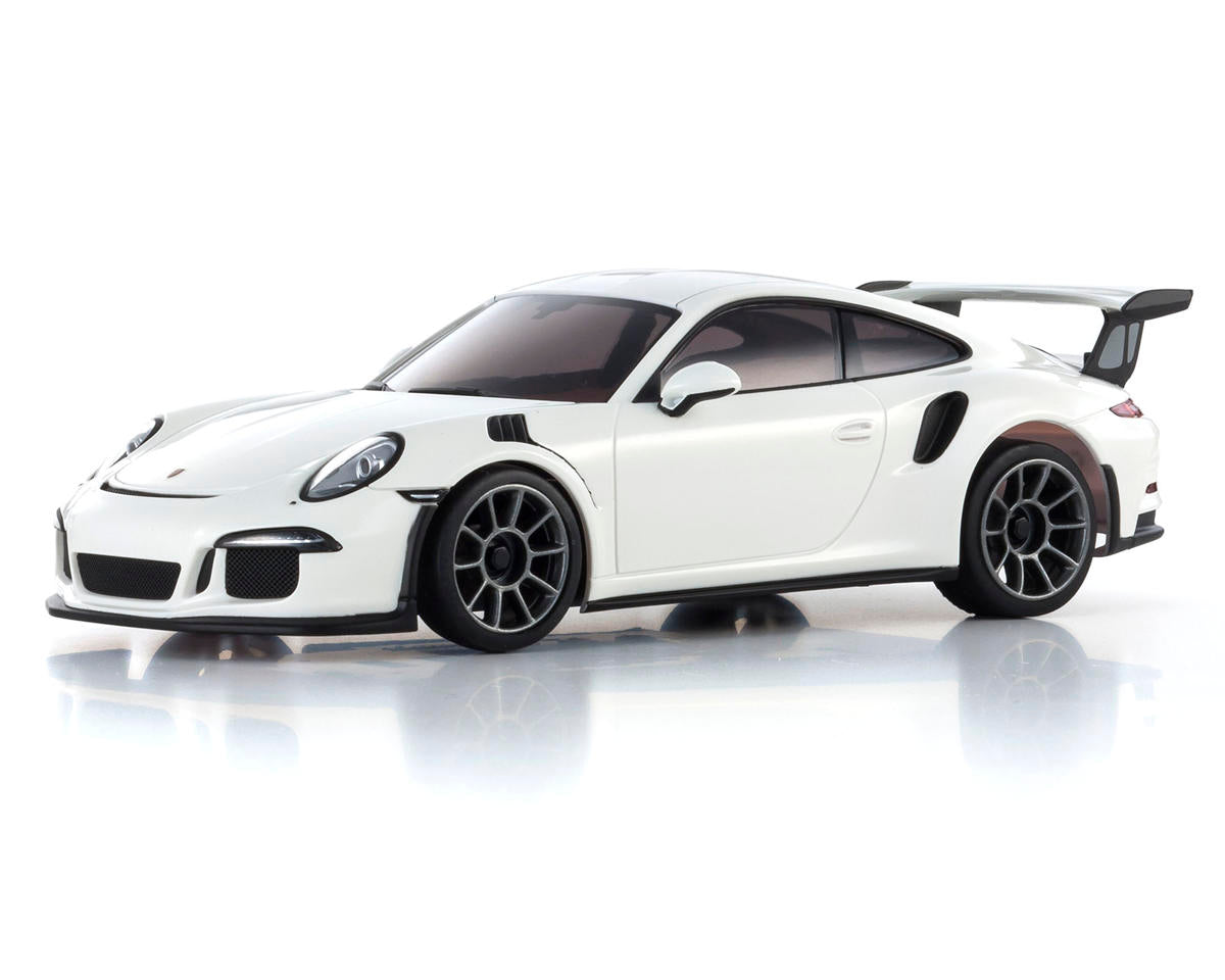 Kyosho KYO32358W MR-04 RWD Mini-Z Readyset w/Porsche 911 GT3 RS Body (White) w/KT-531P 2.4GHz Radio