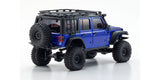 KYOSHO KYO32528MB Mini-Z 4x4 Series Readyset Jeep Wrangler Unlimited Rubicon con accesorios, azul océano metálico