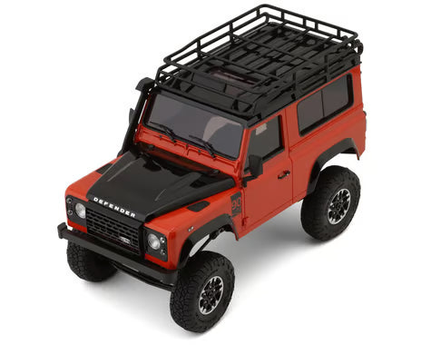 Kyosho KYO32531MO MX-01 Mini-Z 4X4 Readyset w/Land Rover Defender 90 Adventure Body (Orange/Black) & 2.4GHz Radio