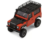 Kyosho KYO32531MO MX-01 Mini-Z 4X4 Readyset w/Land Rover Defender 90 Adventure Body (Orange/Black) & 2.4GHz Radio