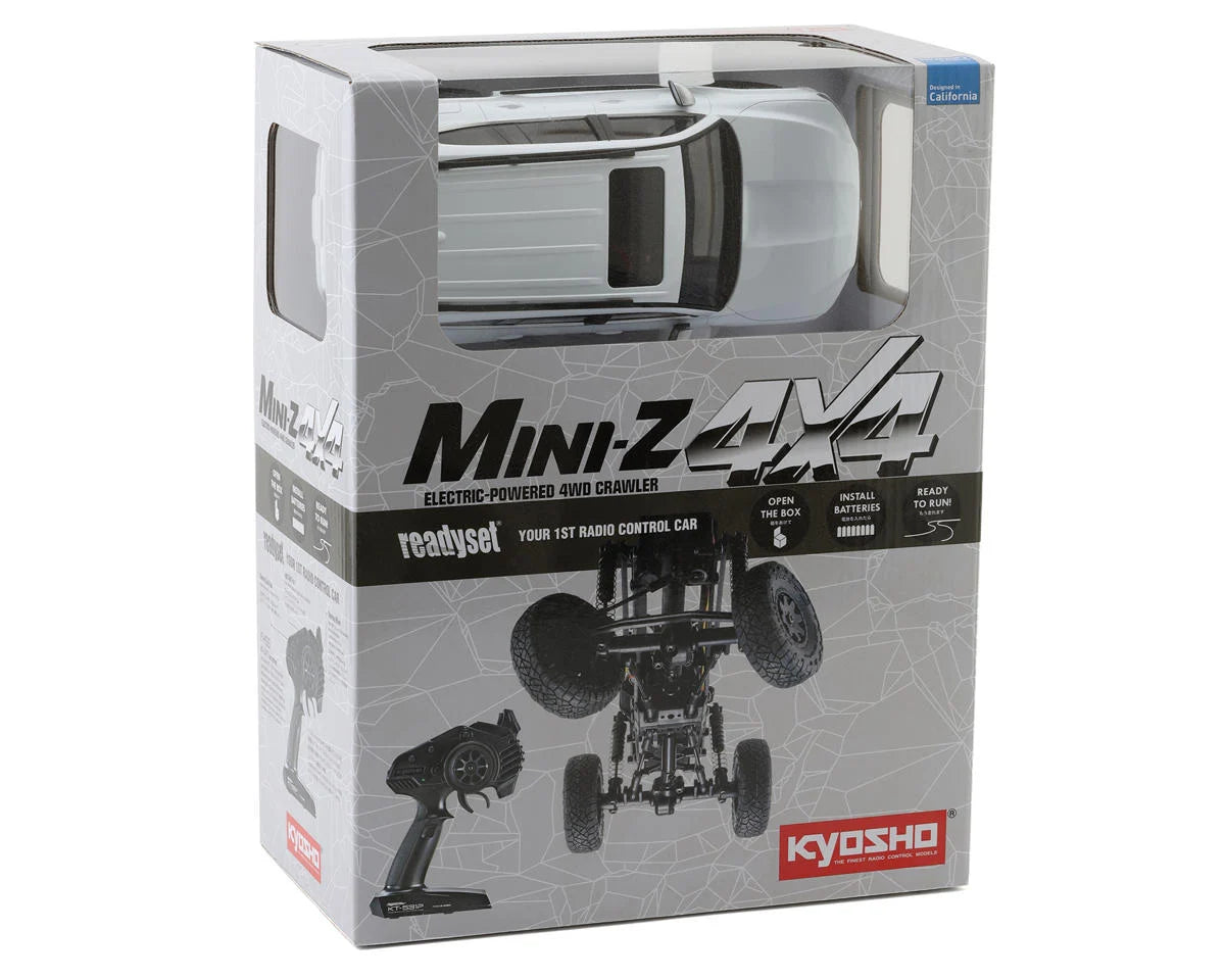 Kyosho MX-01 Mini-Z 4x4 Readyset w/Toyota Land Cruiser 300 Body (White) w/2.4GHz Radio