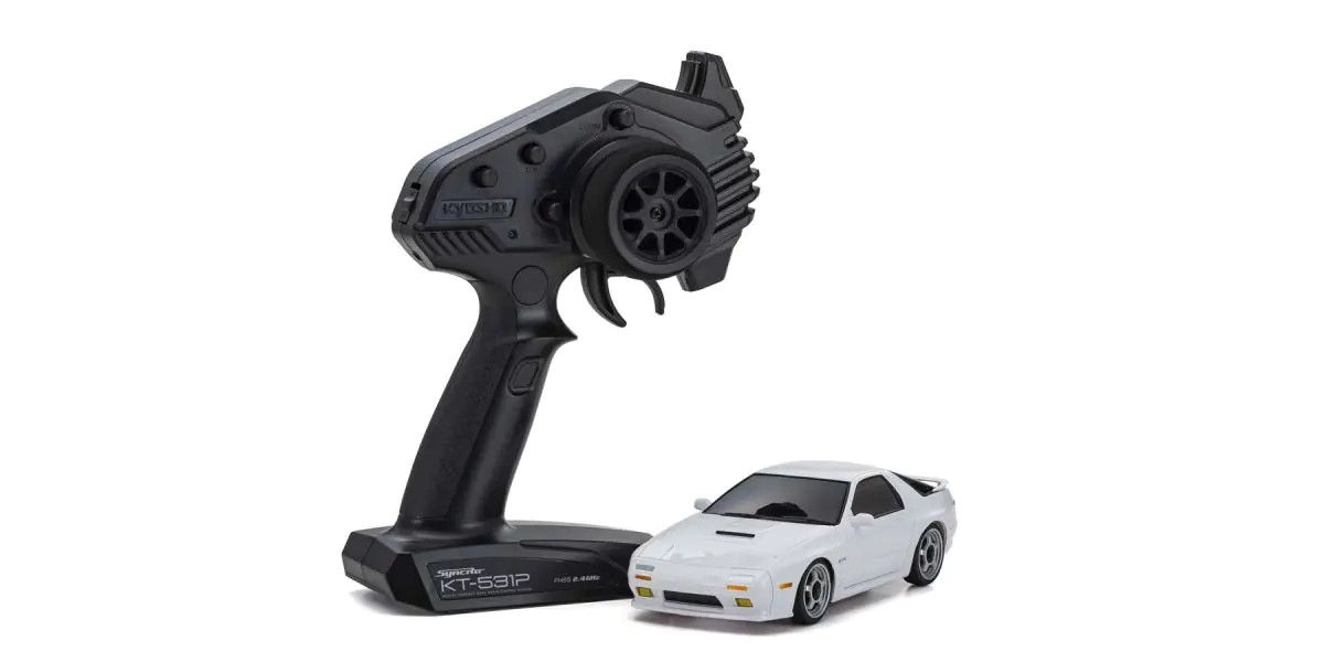 KYOSHO 32634W  Mini-Z AWD Mazda Savanna RX-7 FC3S White