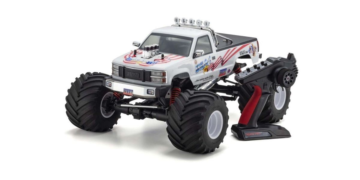 KYOSHO 33155D USA 1 Nitro 1/8 Scale Radio Controlled Monster Truck w/ .25 Engine