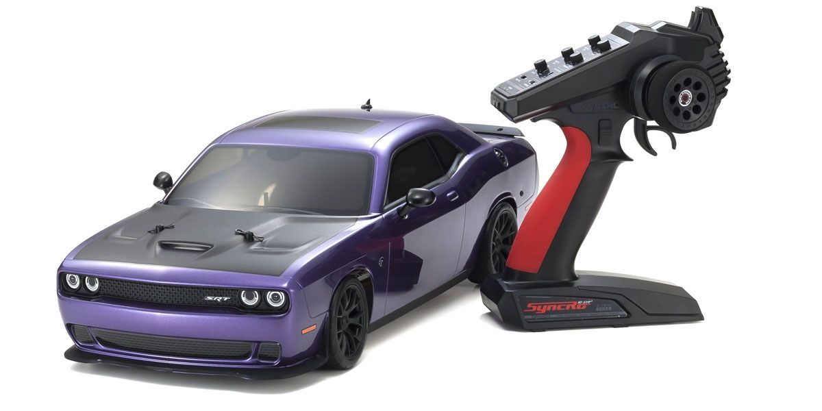KYOSHO 34415T1C Fazer MK2 2015 Purple Dodge Challenger 1/10 Readyset