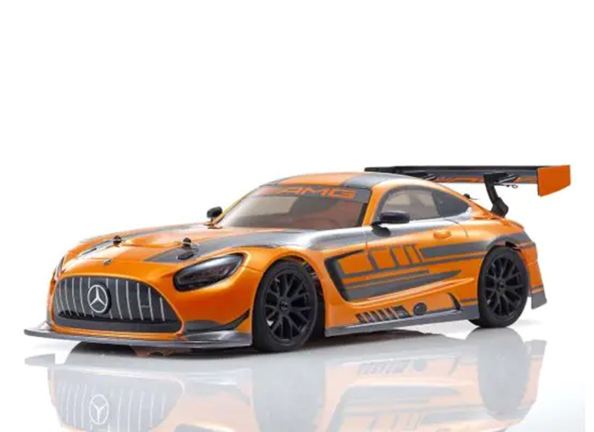 Kyosho KYO34424C Fazer Mk2 2020 Mercedes AMG GT3 Electric 4WD 1/10 RTR Touring Car (Orange) w/Syncro KT-231P 2.4GHz Radio