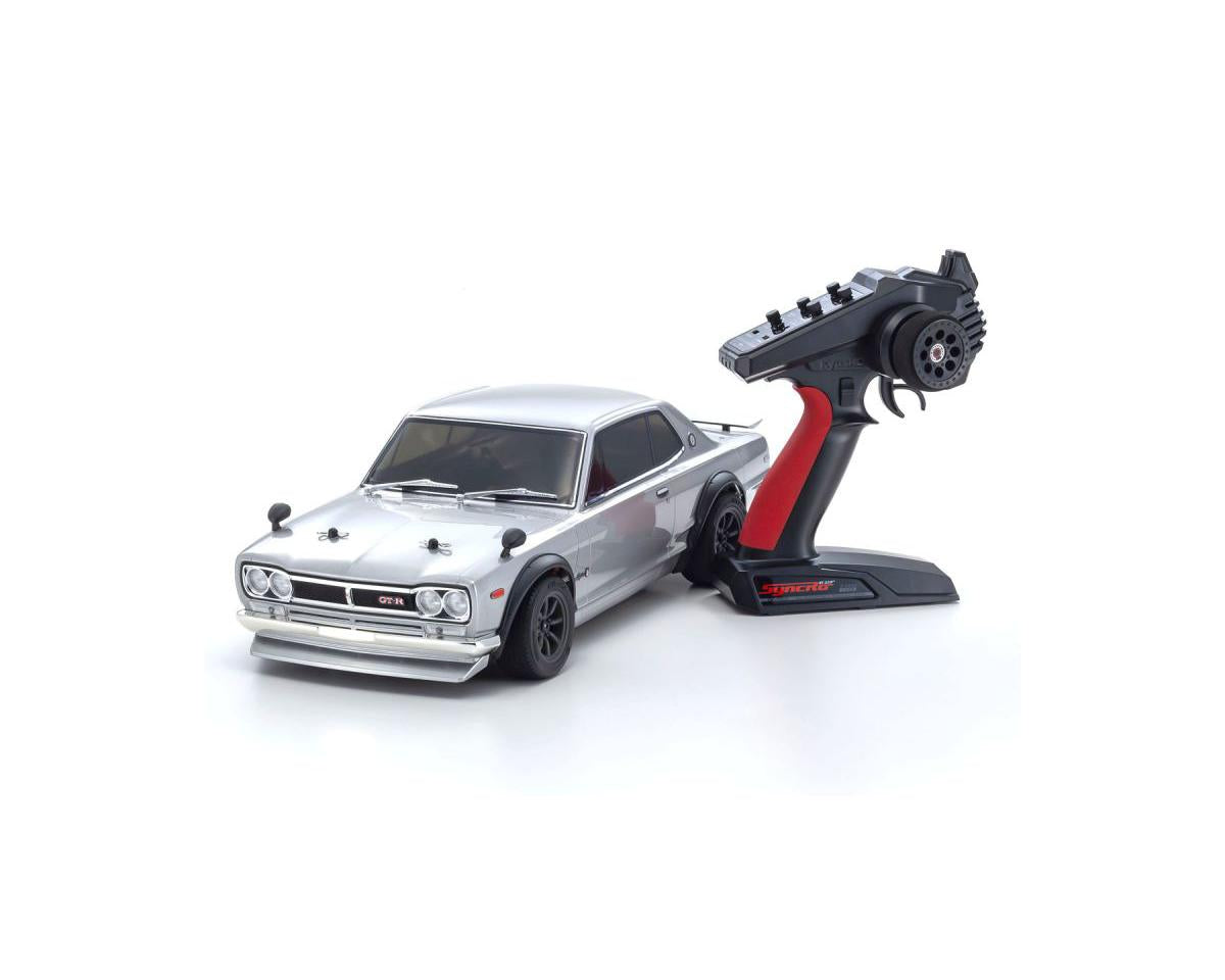 Kyosho Fazer Mk2 FZ02 Nissan Skyline 2000 GT-R KPGC10 ReadySet (Silver) w/Syncro KT-231P+ 2.4GHz Radio