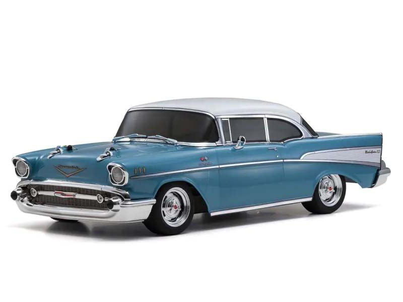 KYOSHO 34433T1C 1/10 EP 4WD Fazer Mk2 FZ02L Readyset 1957 Chevy Bel Air Coupe, Tropical Turquoise