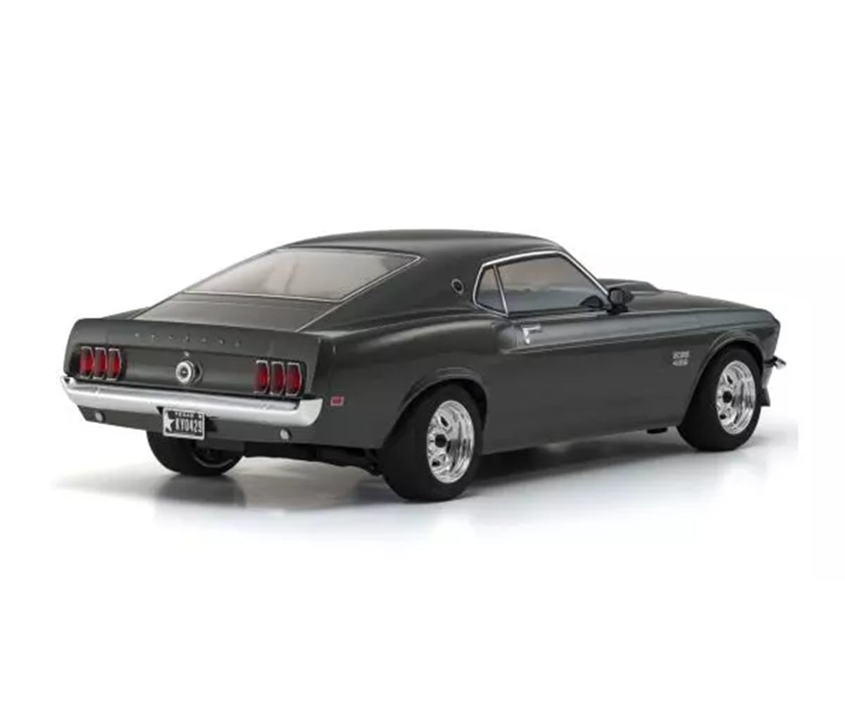 Kyosho KYO34437T1 1:10 EP 4WD 1969 Ford Mustang Boss 429 Black Jade Readyset Fazer Mk2 FZ02