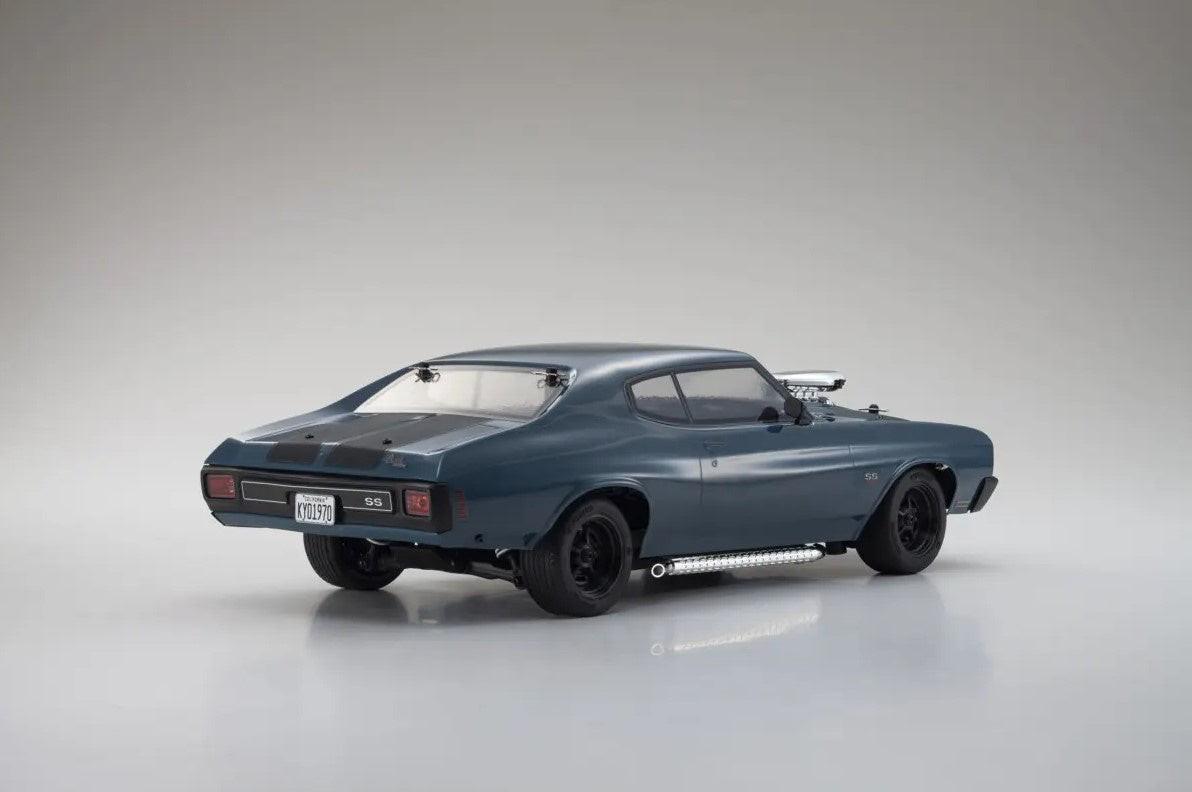 Kyosho KYO34494T1 Fazer Mk2 VE 1970 Chevelle Supercharged Dark - Blue