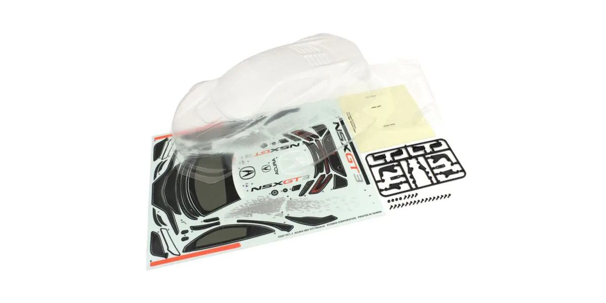 Kyosho 39213C Acura NSX Non Decoration Clear Body Set Pure Ten
