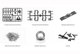 Kyosho MXW009 Belt Crawler Kit Catappi for MINI-Z 4x4 (1 pair)