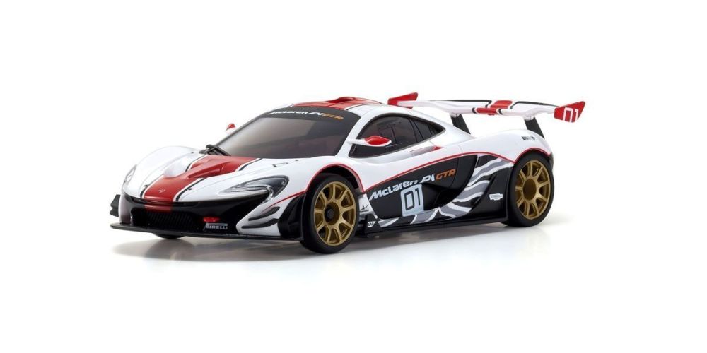 KYOSHO MZP253WR ASC MR-03W-MM McLaren P1 GTR White / Red Body