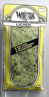 Woodland Scenics L161 N/HO Lichen Spring Green 1.5 Quarts Train Scenery